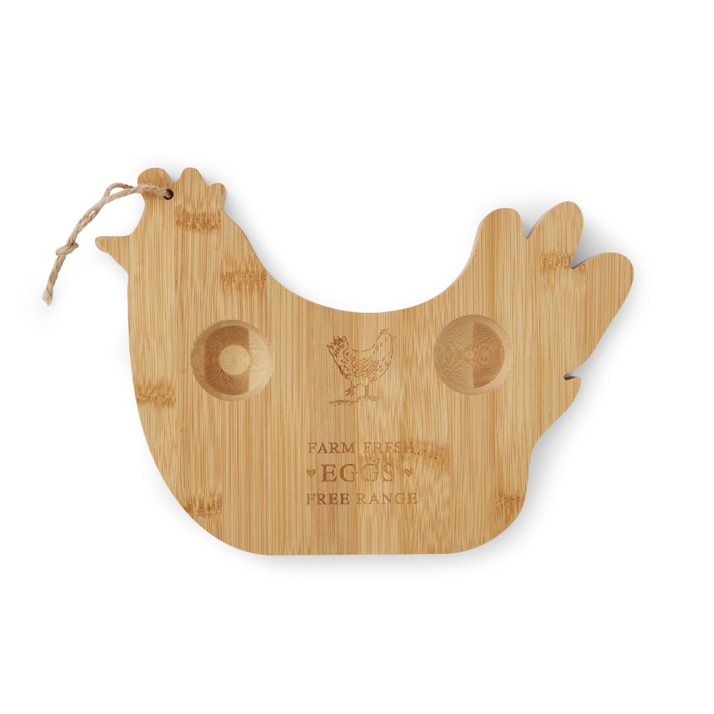 Cooksmart Hen House Lane Bamboo Breakfast Board
