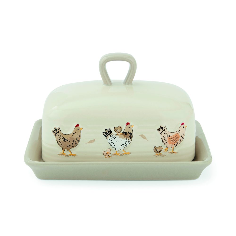 Cooksmart Hen House Lane Butter Dish