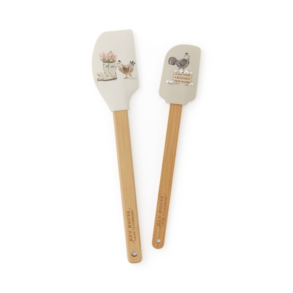 Cooksmart Hen House Lane Set of 2 Spatulas