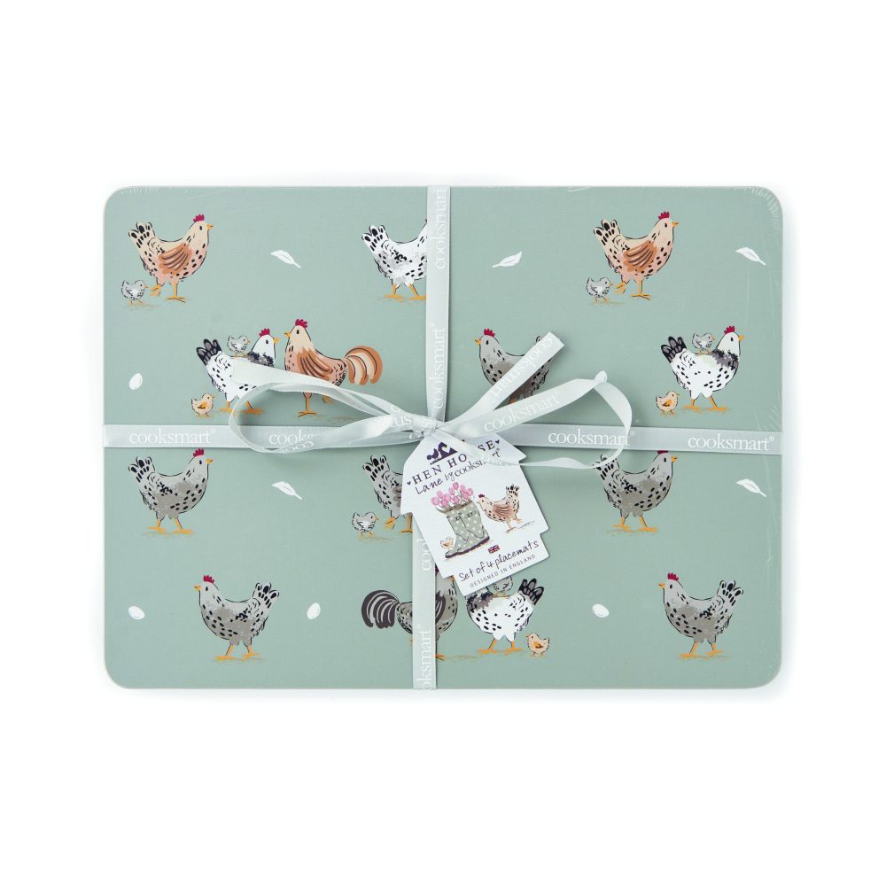 Cooksmart Hen House Lane Set of 4 Placemats