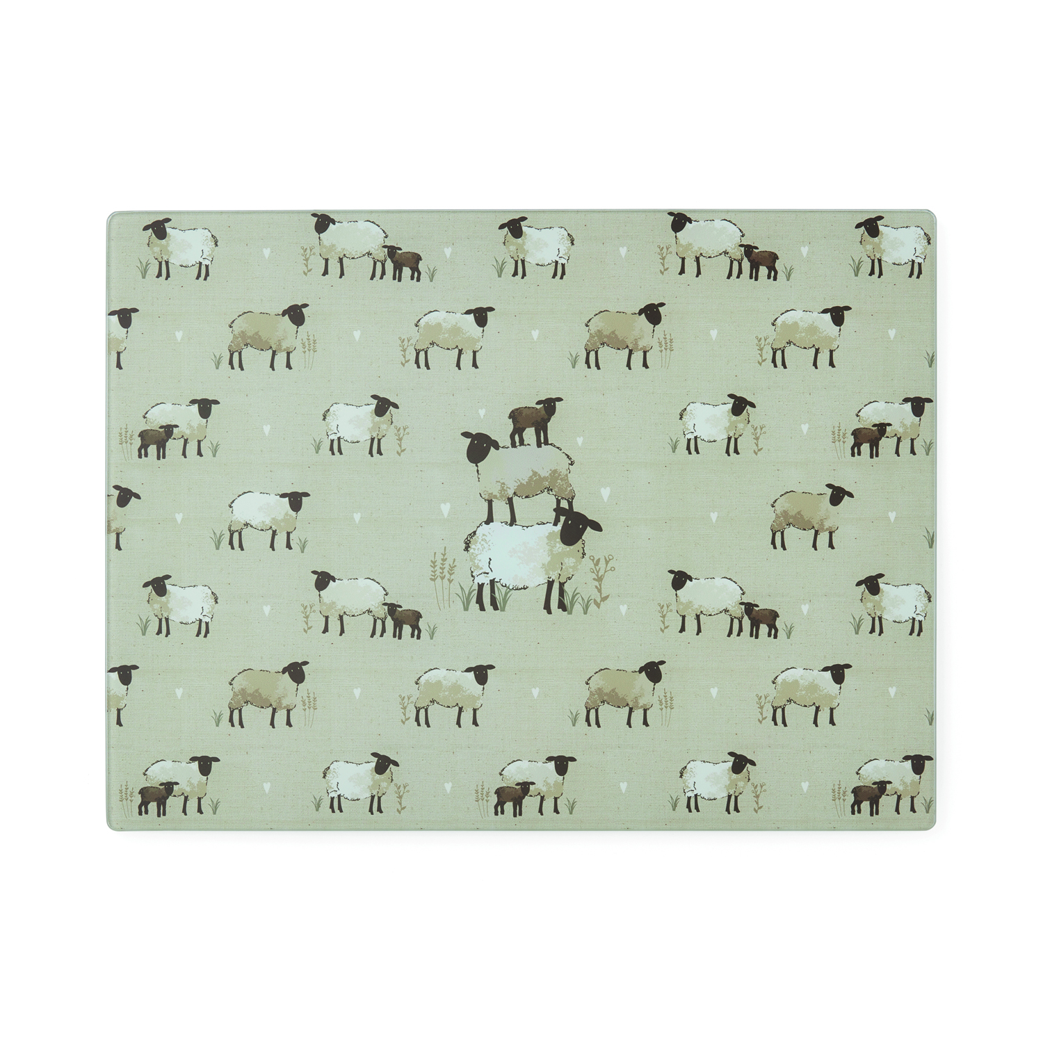 Cooksmart Highland Sheep Glass Worktop Saver 2734 1 Cooksmart Highland Sheep Glass Worktop Saver