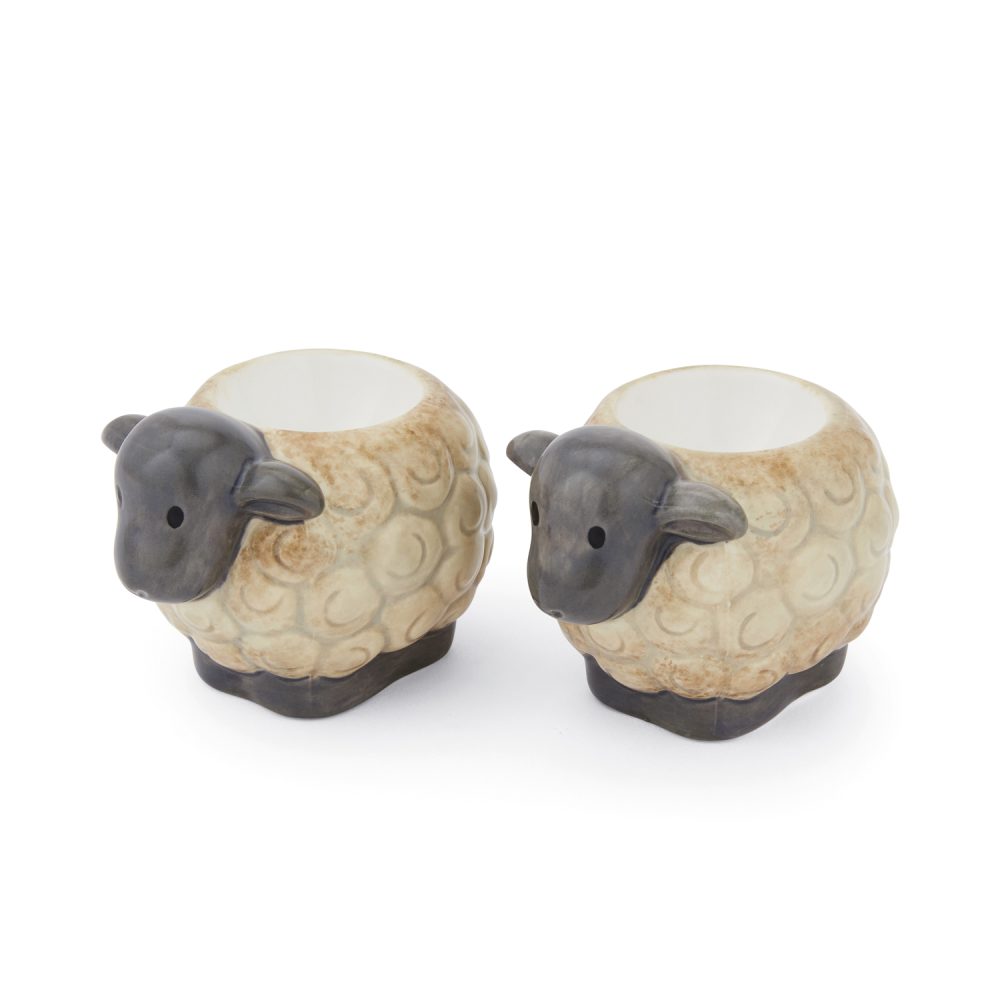 Cooksmart Highland Sheep Set of 2 Egg Cups