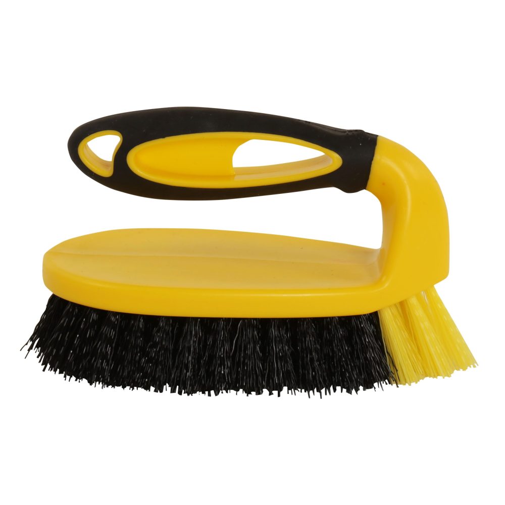 Charles Bentley Bulldozer Large Iron Scrub Brush, Pack of 12