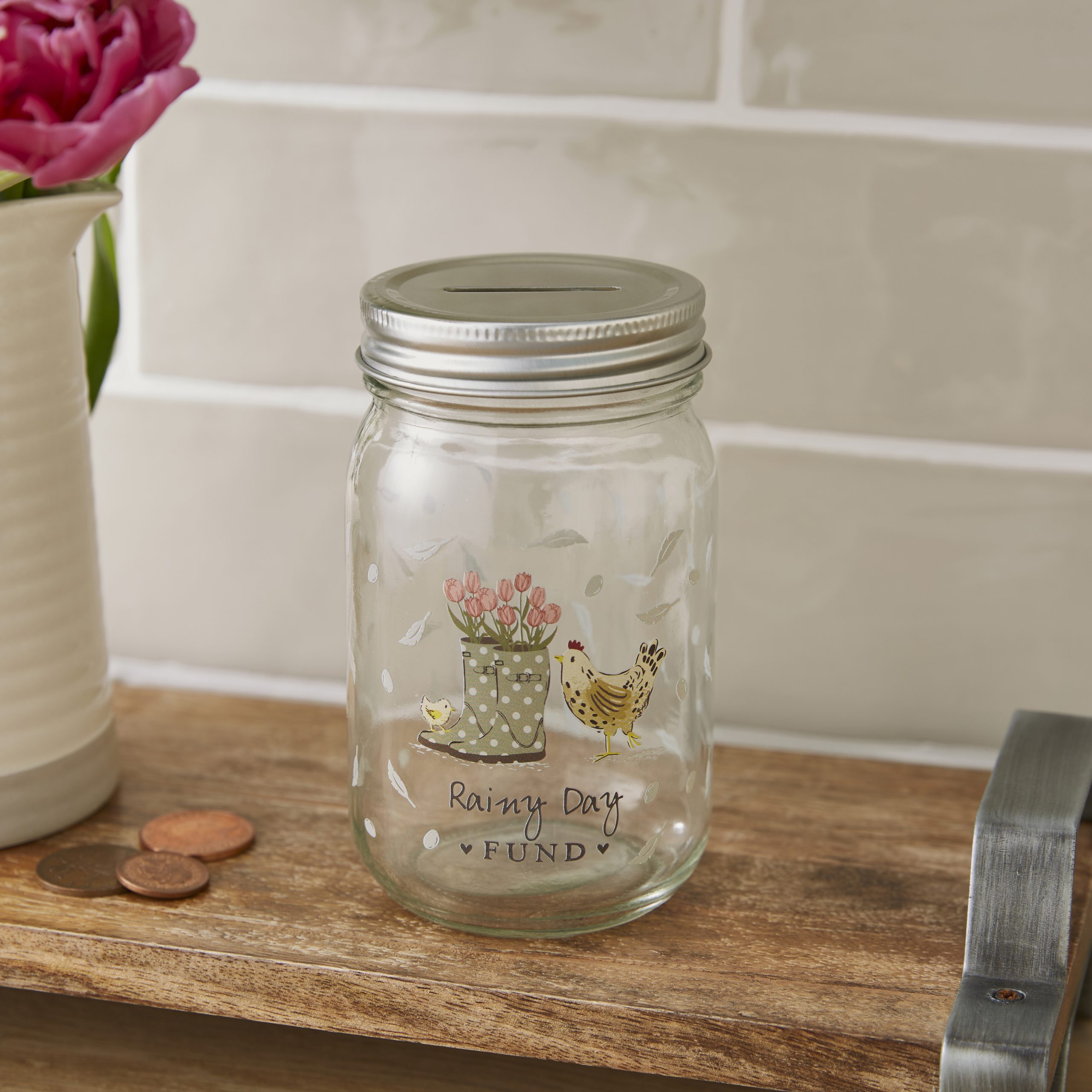 Hen House Lane Money Jar 2677 1 Cooksmart Hen House Lane Money Jar