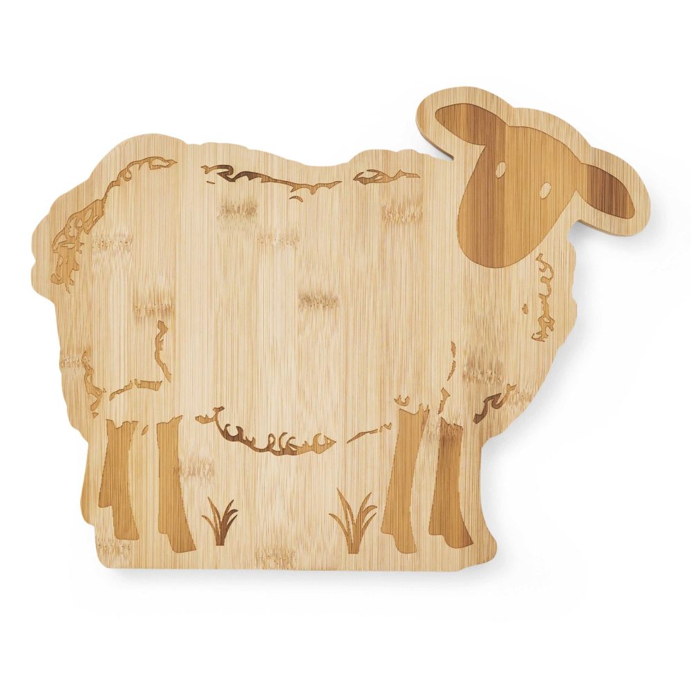 Cooksmart Highland Sheep Bamboo Sheep Shaped Board
