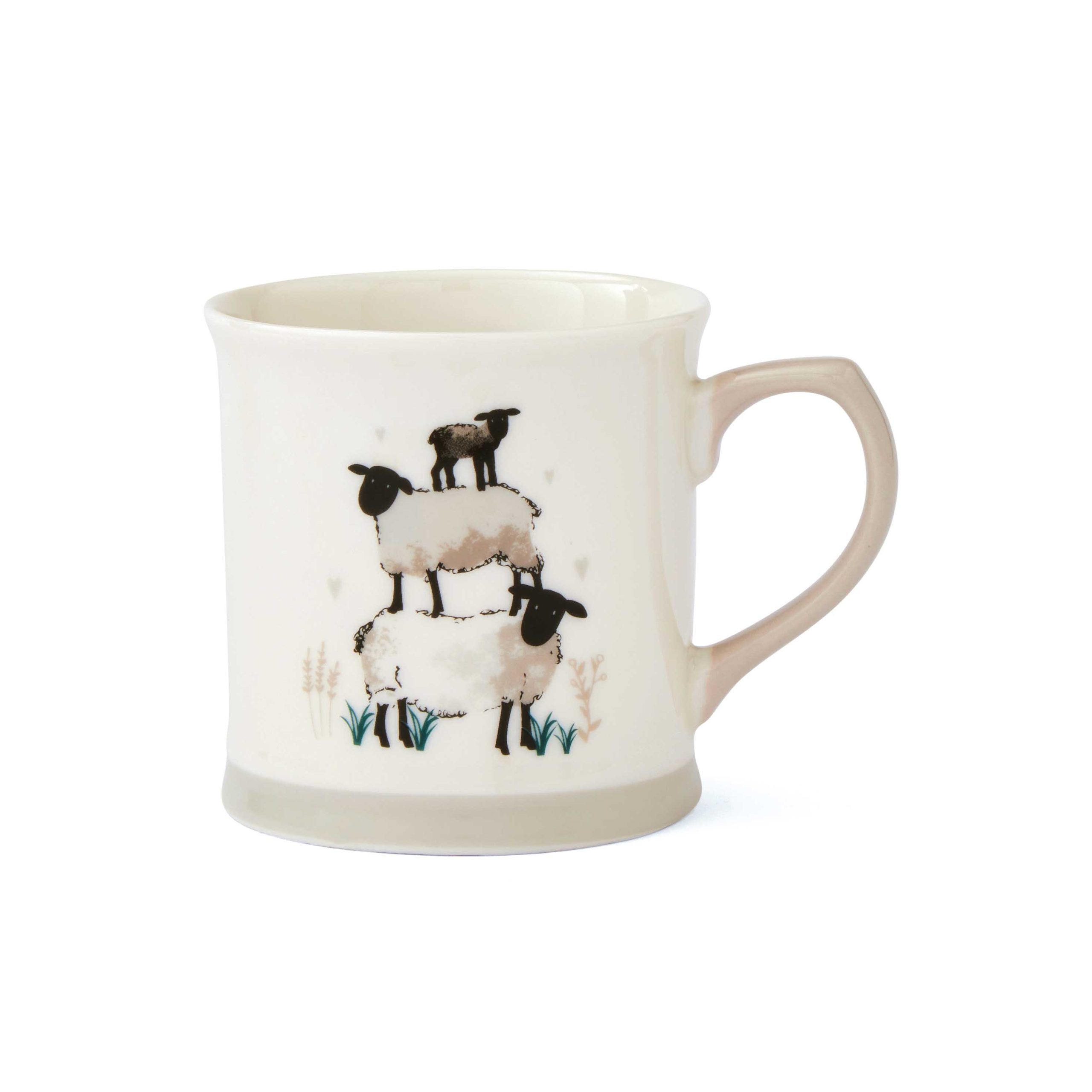 Cooksmart Highland Sheep Tankard Mug - Cream 2621 1 Cooksmart Highland Sheep Tankard Mug, Cream