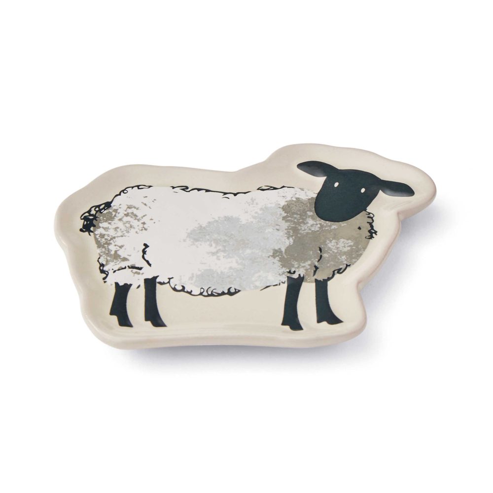 Cooksmart Highland Sheep Tea Bag Shaped Tidy
