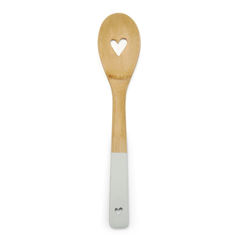 Cooksmart Homestead Bamboo Cut Out Heart Spoon