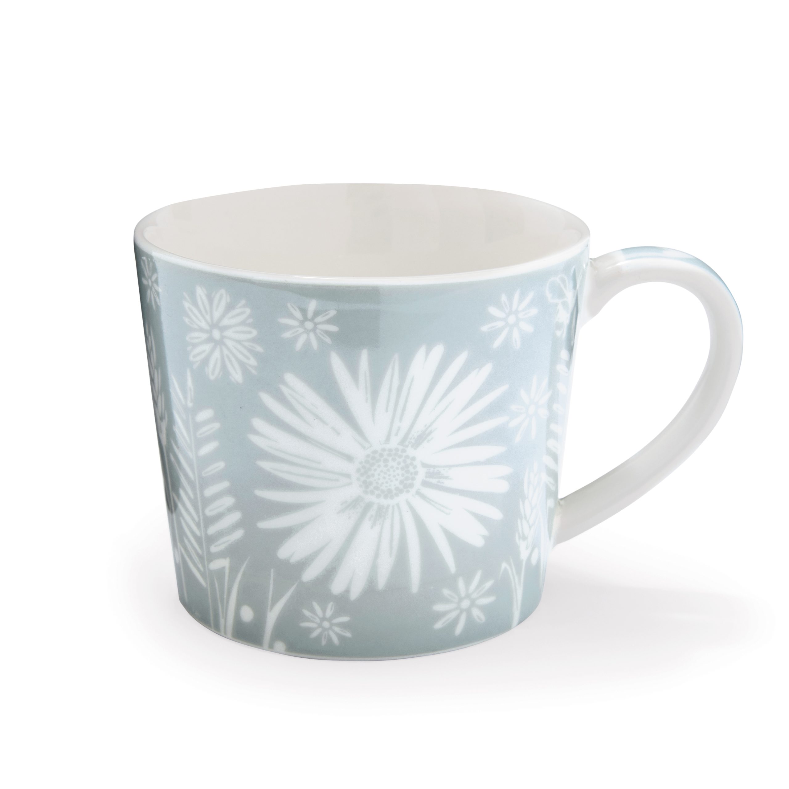 Cooksmart Homestead Conical Mug - Grey-Blue 2395 1 Cooksmart Homestead Conical Mug, Grey Blue
