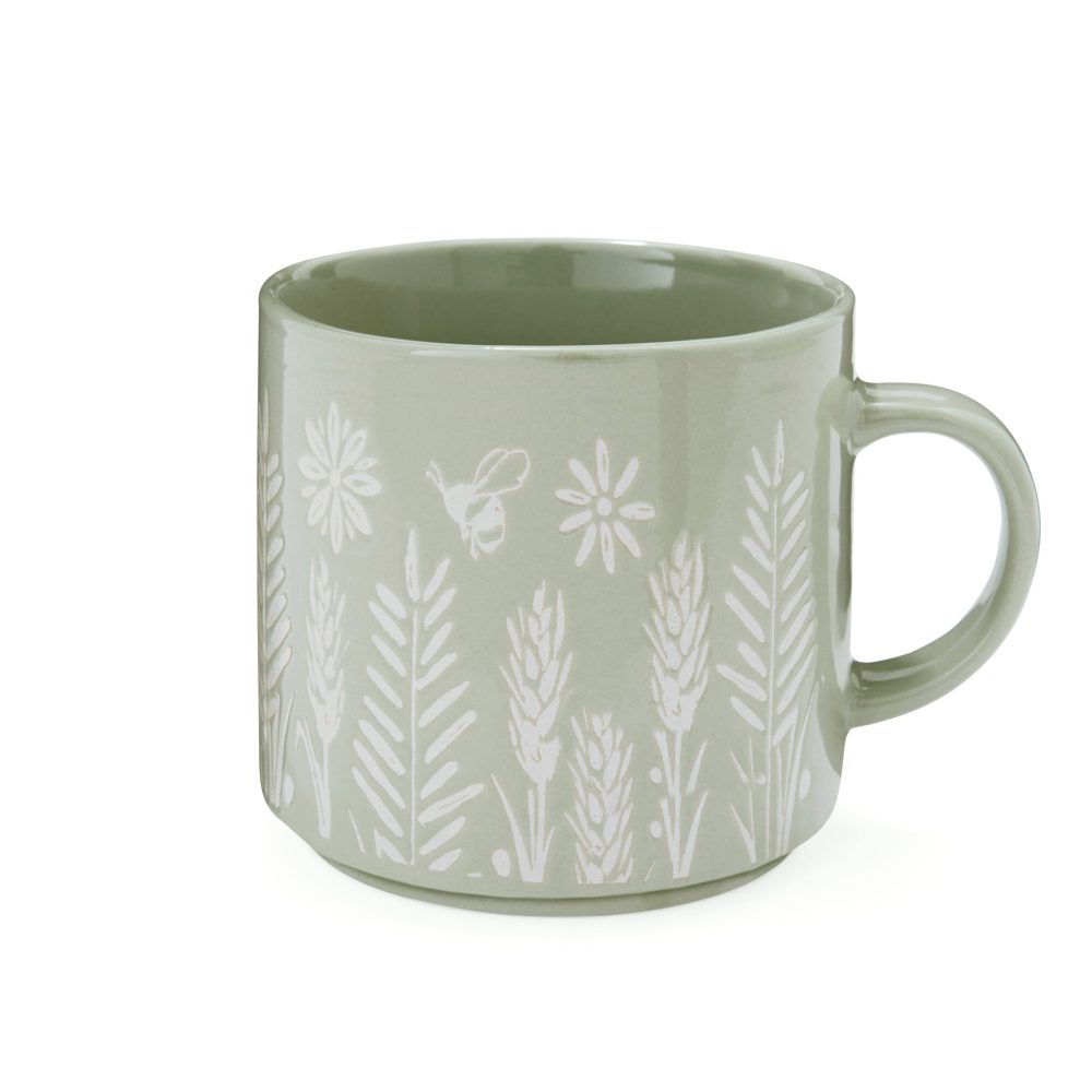 Cooksmart Homestead Stacking Mug, Sage