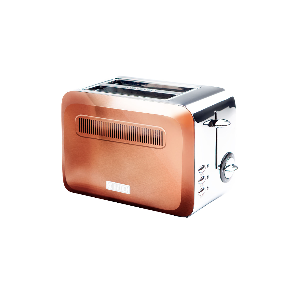 Haden Boston 2 Slice Toaster, Copper