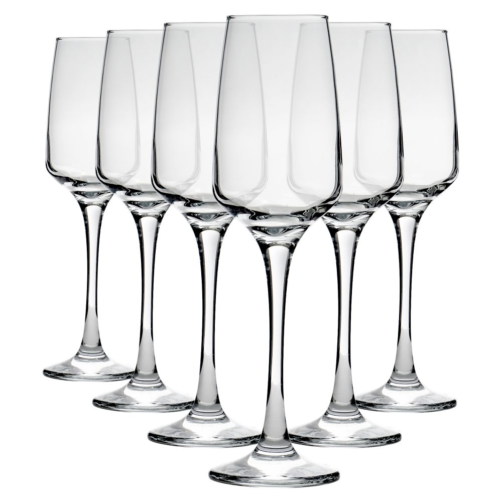LAV Lal Champagne Flute 230ml, Box of 6