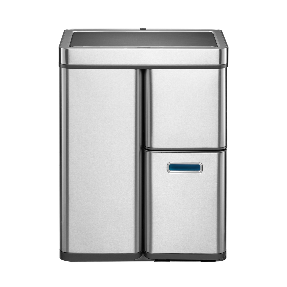 EKO Mirage Plus Recycling Sensor Bin 30L+15L+15L, Stainless Steel