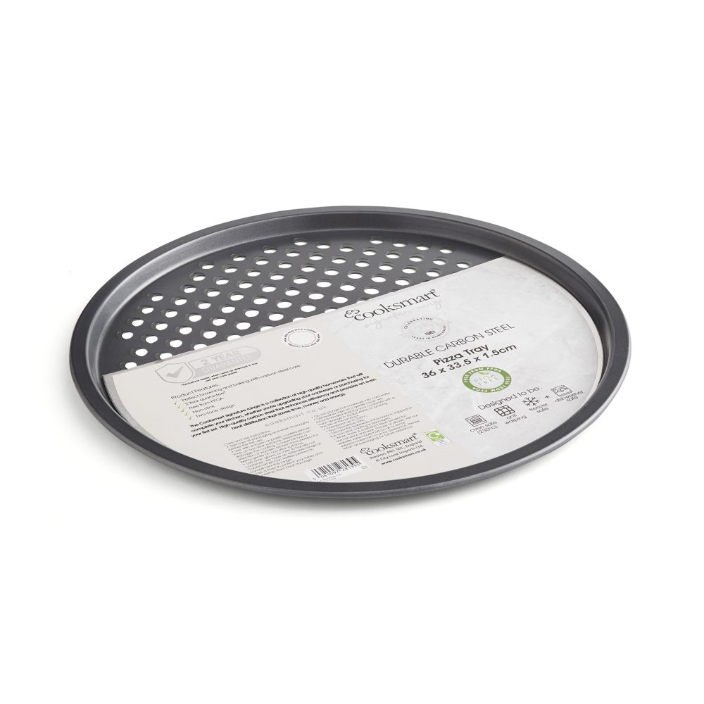 Cooksmart Pizza Tray 33cm, Grey