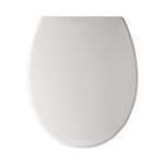 Sabichi Family Toilet Seat with Anti Bacterial Finish, White