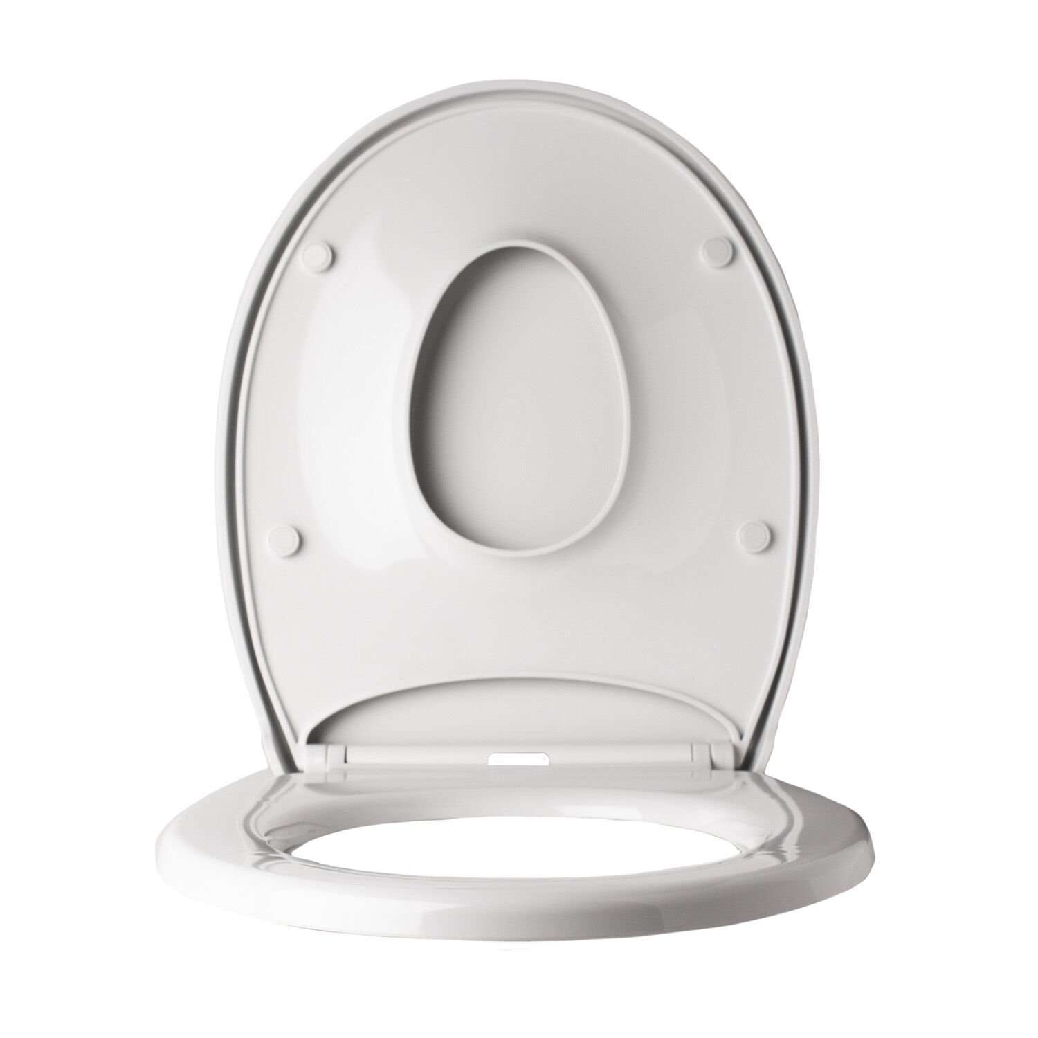 Family Toilet Seat With a Anti Bacterial Agent Finish 201416A 1 Sabichi Family Toilet Seat with Anti Bacterial Finish, White