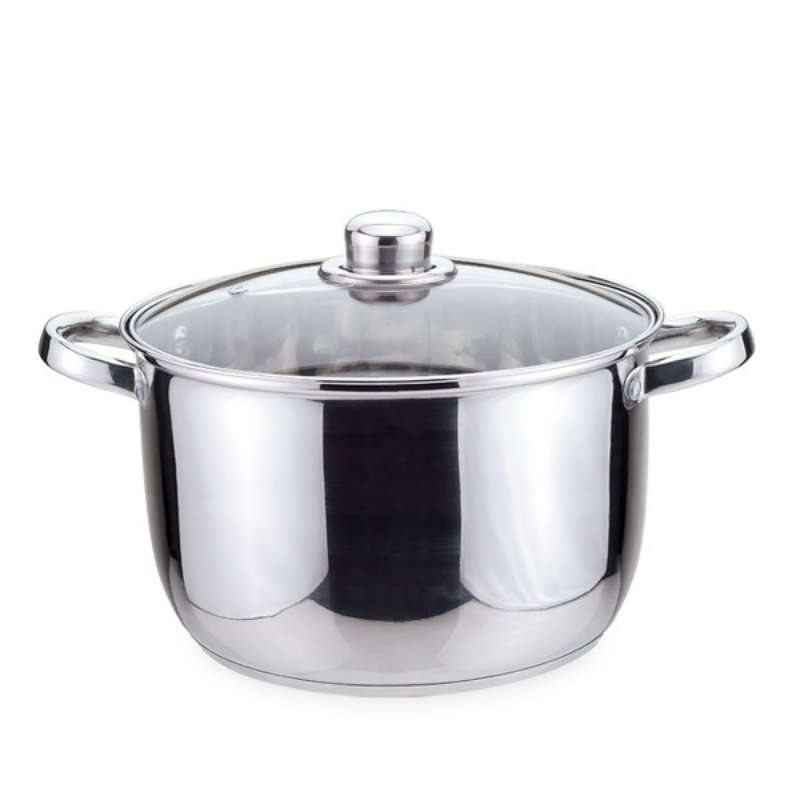 Sabichi Essential Stock Pot with Glass Lid 24cm
