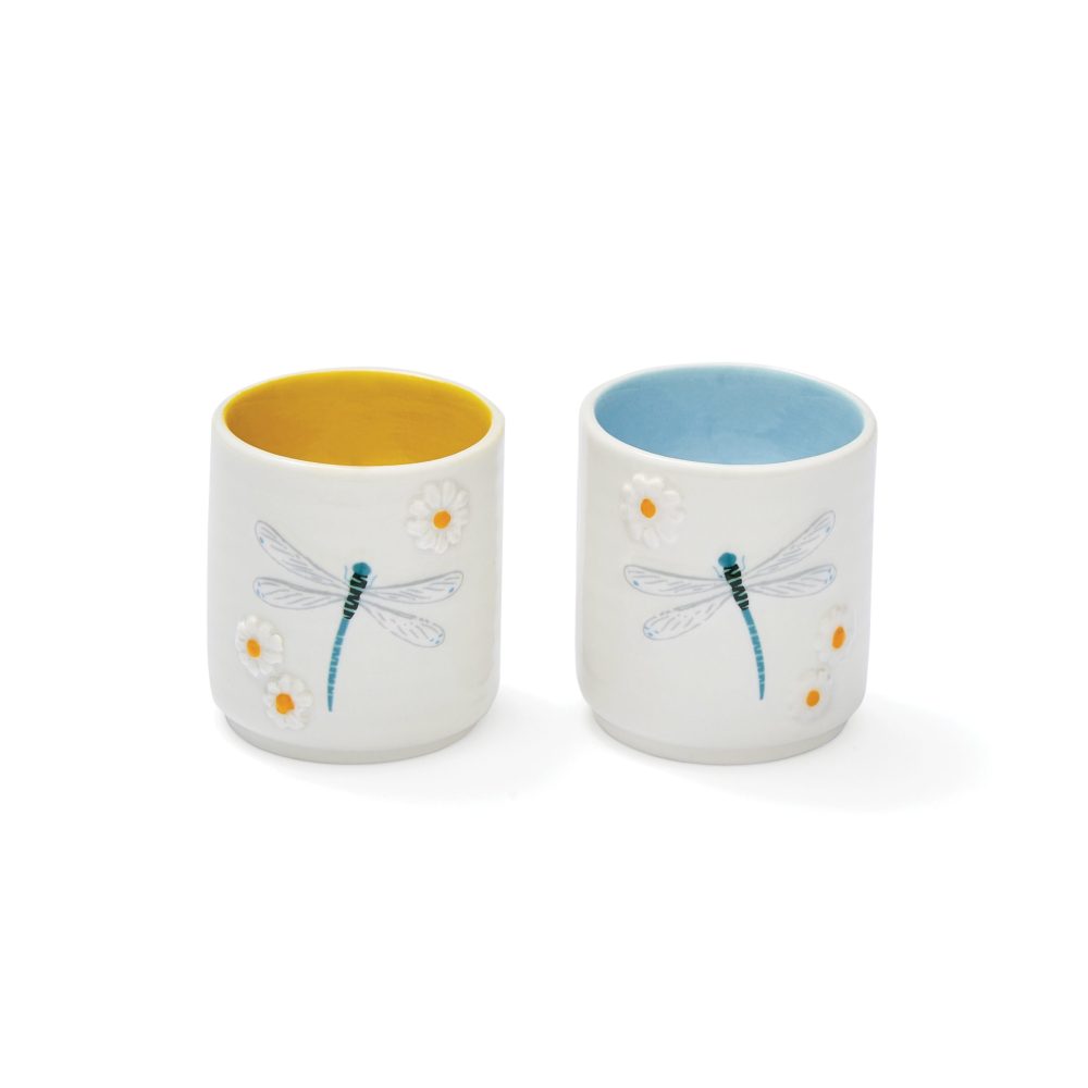 Cooksmart English Meadow Set of 2 Stackable Egg Cups