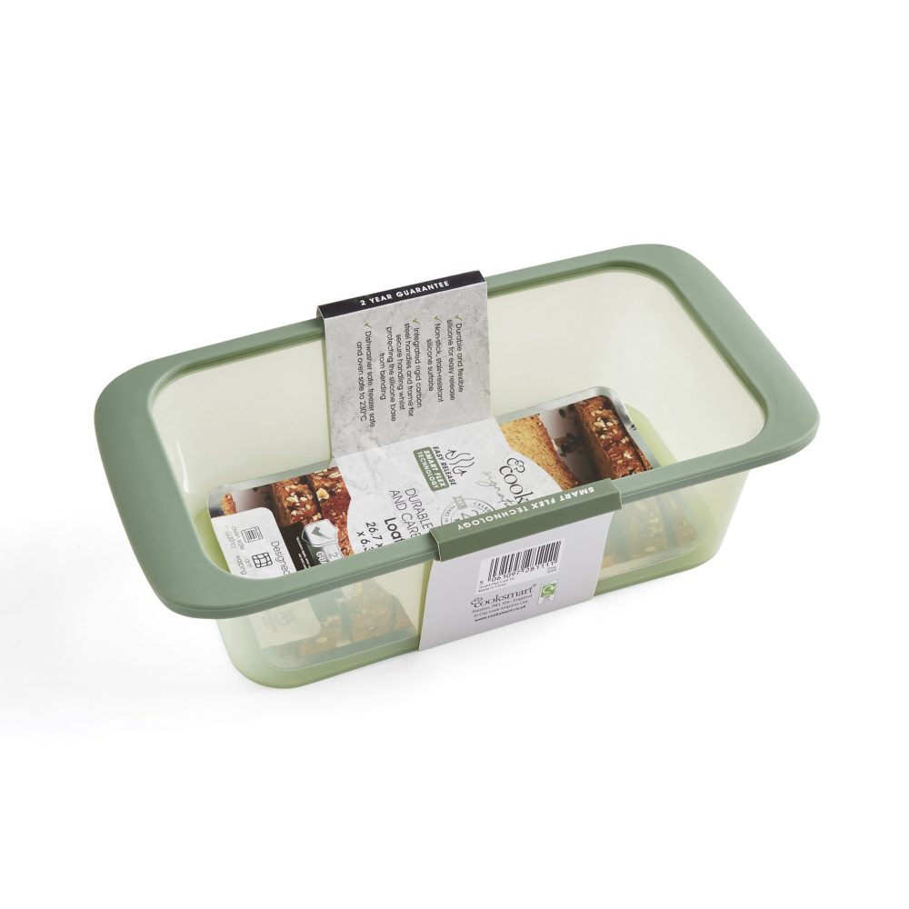 Cooksmart Smart Flex Loaf Tin, Green