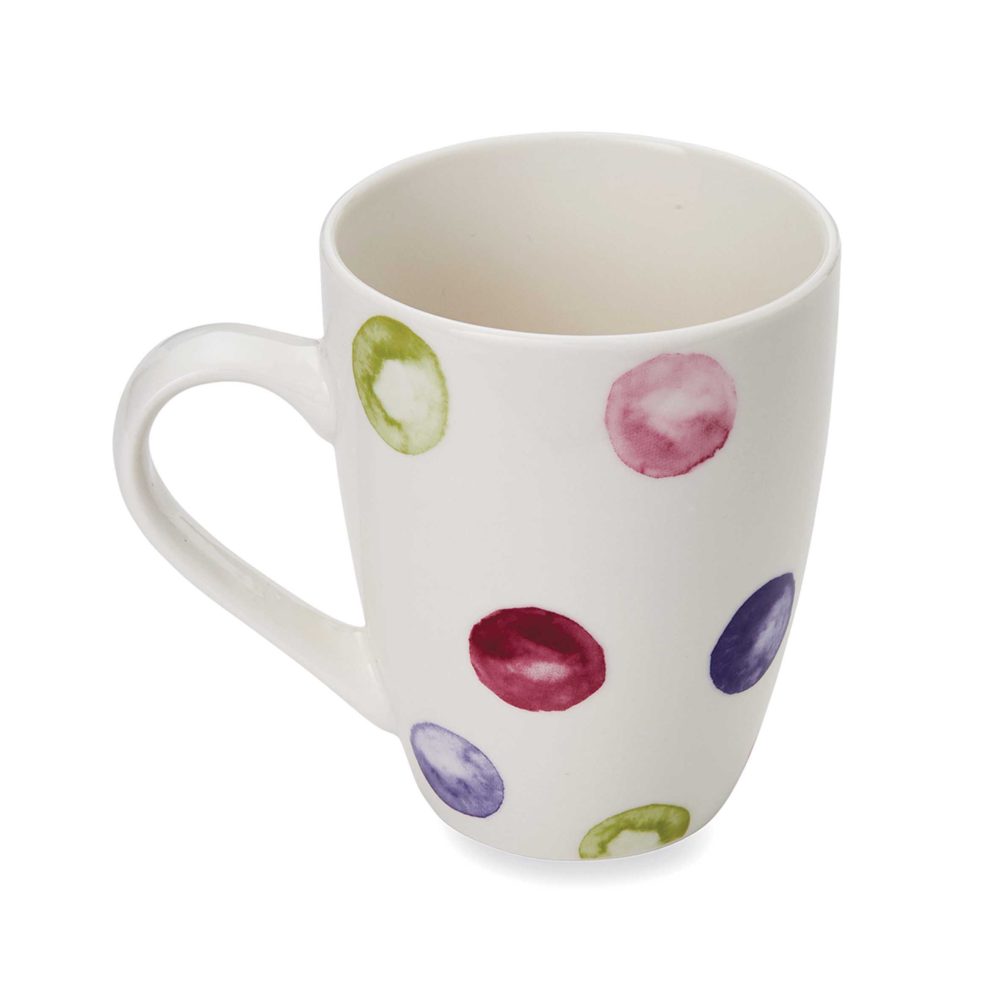 Cooksmart Spotty Dotty Bullet Mug, Large Spot