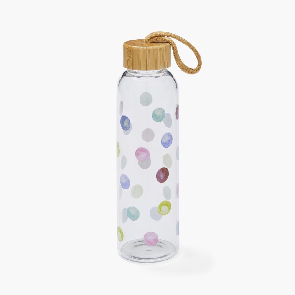 Cooksmart Spotty Dotty Glass Bottle