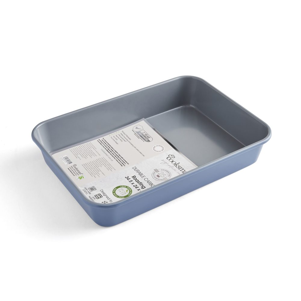 Cooksmart Two Tone Roasting Tin 34cm, Blue
