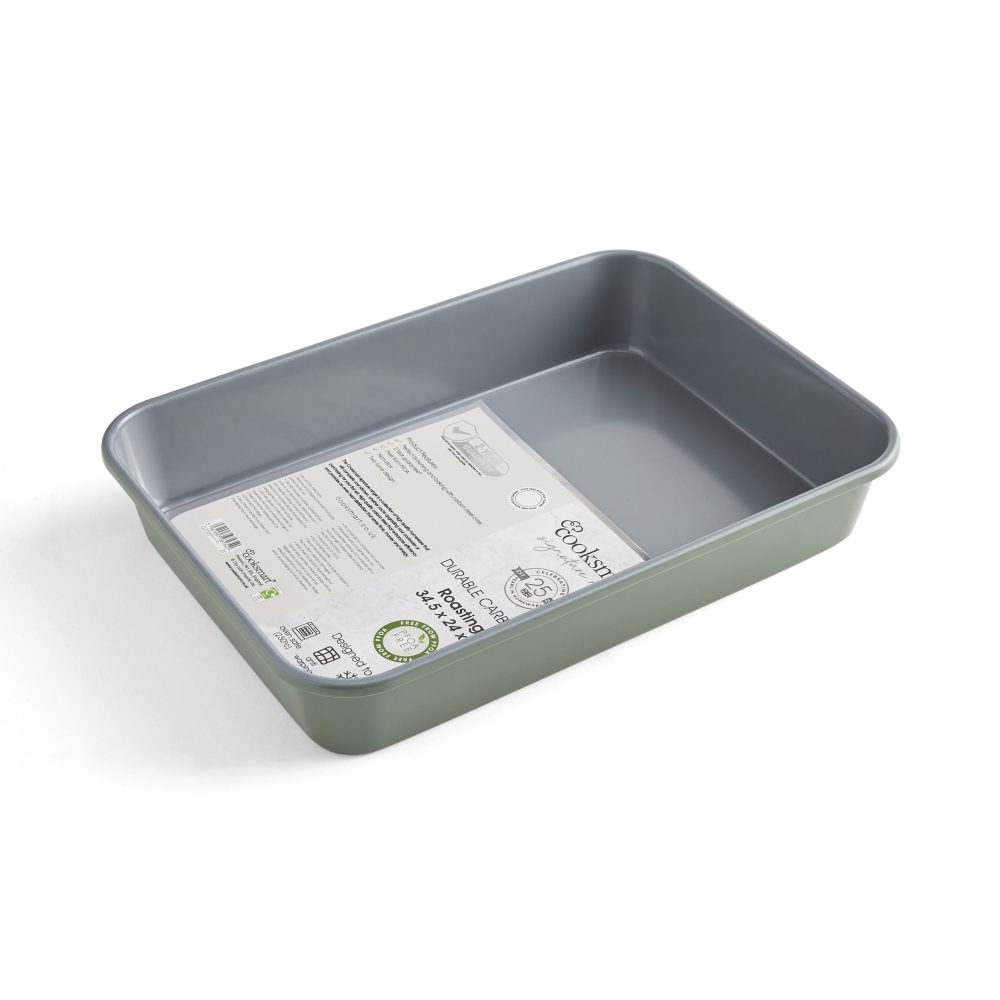 Cooksmart Two Tone Roasting Tin 34cm, Green