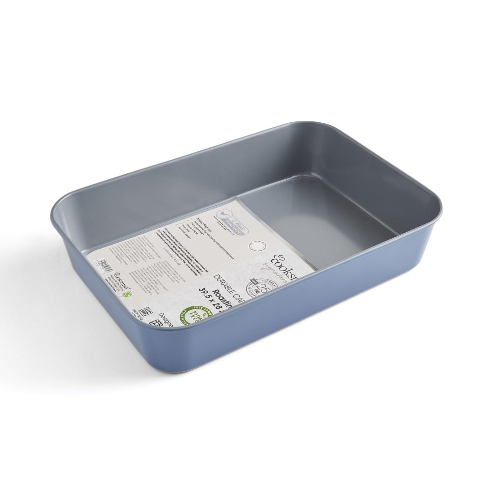 Cooksmart Two Tone Roasting Tin 39cm, Blue