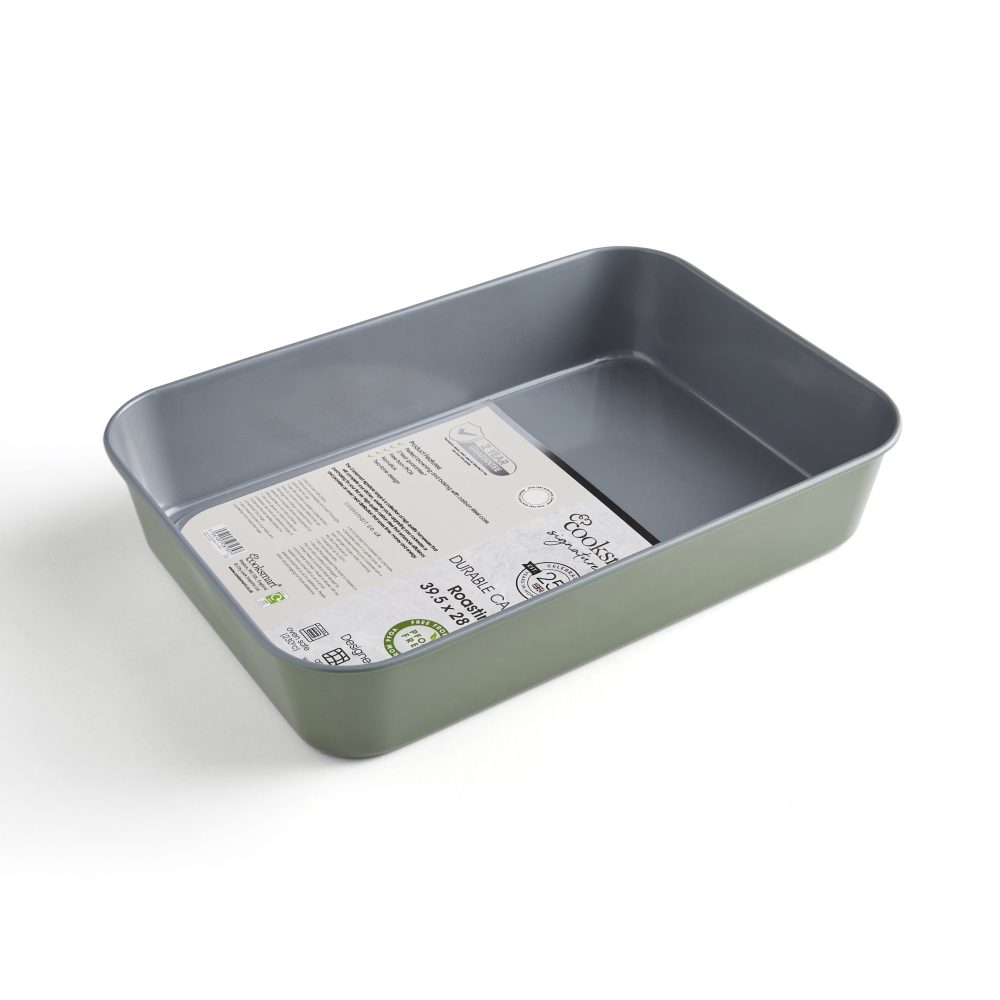 Cooksmart Two Tone Roasting Tin 39cm, Green