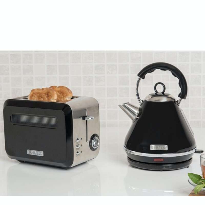 Haden - Boston Toaster - Black 4 Haden Boston 2 Slice Toaster, Black
