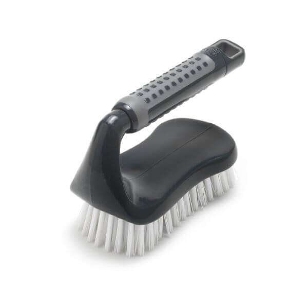 Comfi Grip Iron Scrub Brush - Metallic 1 Addis Comfigrip Iron Scrub, Metallic