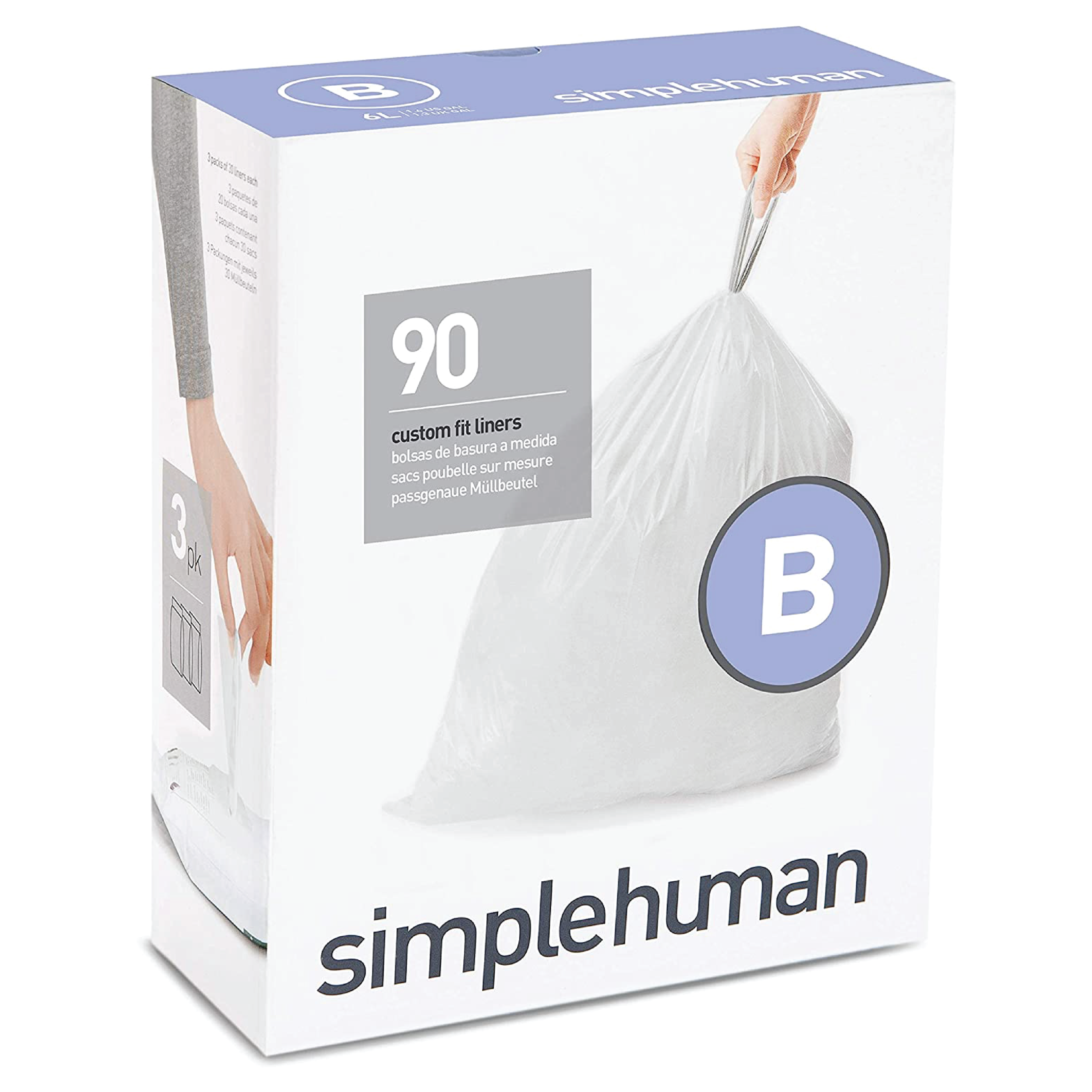 Custom Fit Liners Bulk - Code B - 90 Pack (3 x 30) 1 Custom Fit Liners Bulk - Code B - 90 Pack (3 x 30)