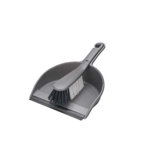 Addis Dustpan Set, Metallic, Stiff