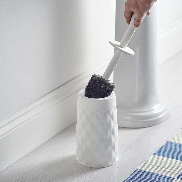 Addis Diamond Collection Toilet Brush, White