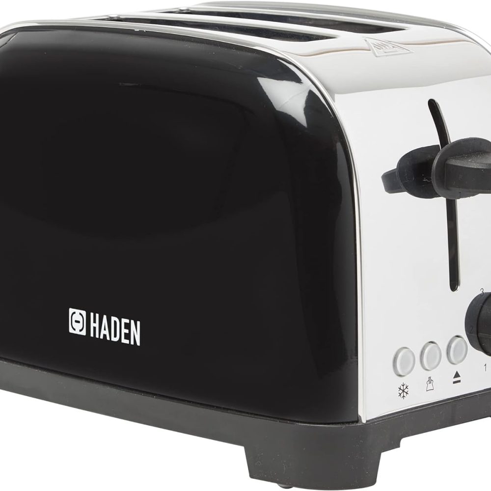 Haden Iver 2 Slice Toaster, Black