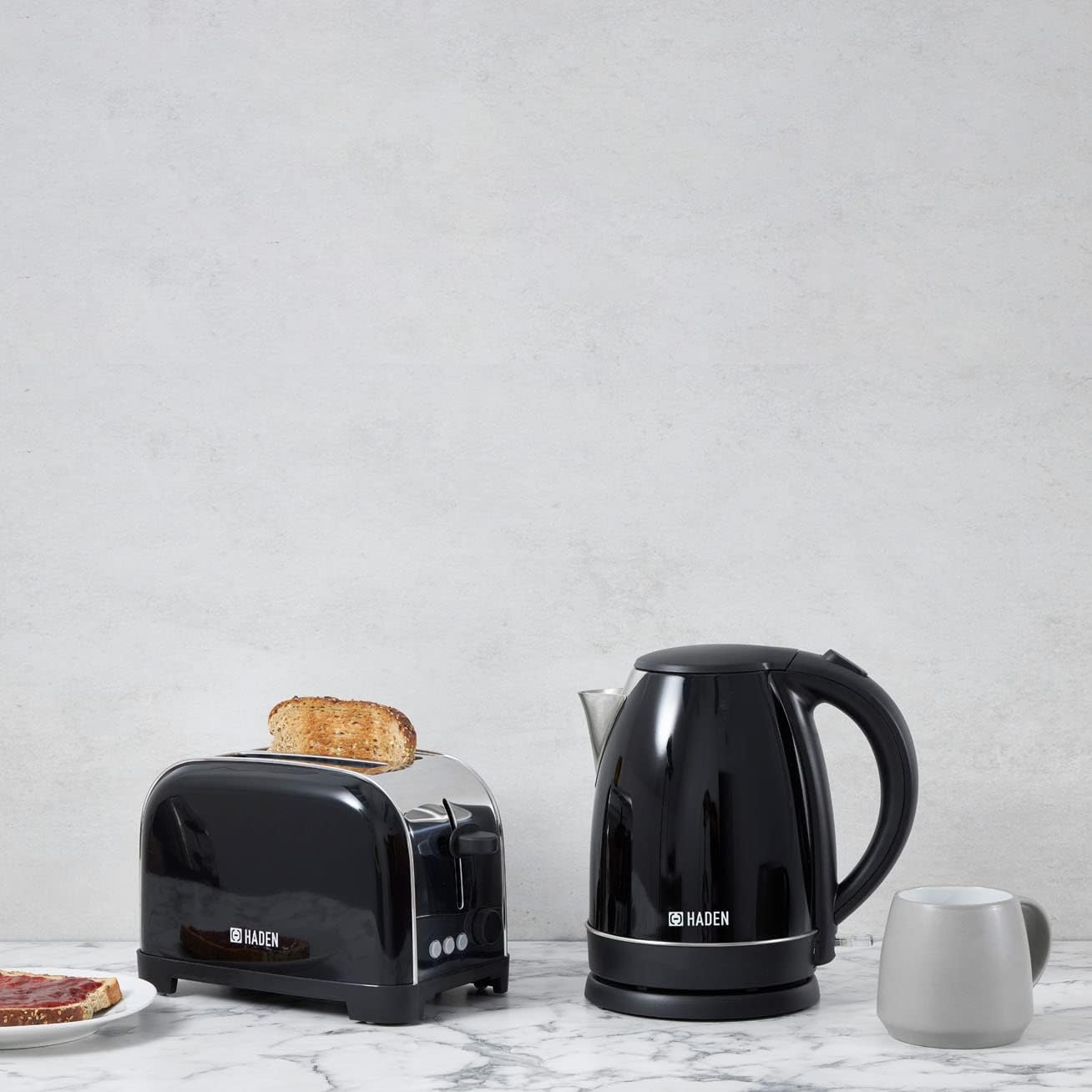 HADEN IVER Black 2 slice toaster 4 Haden Iver 2 Slice Toaster, Black