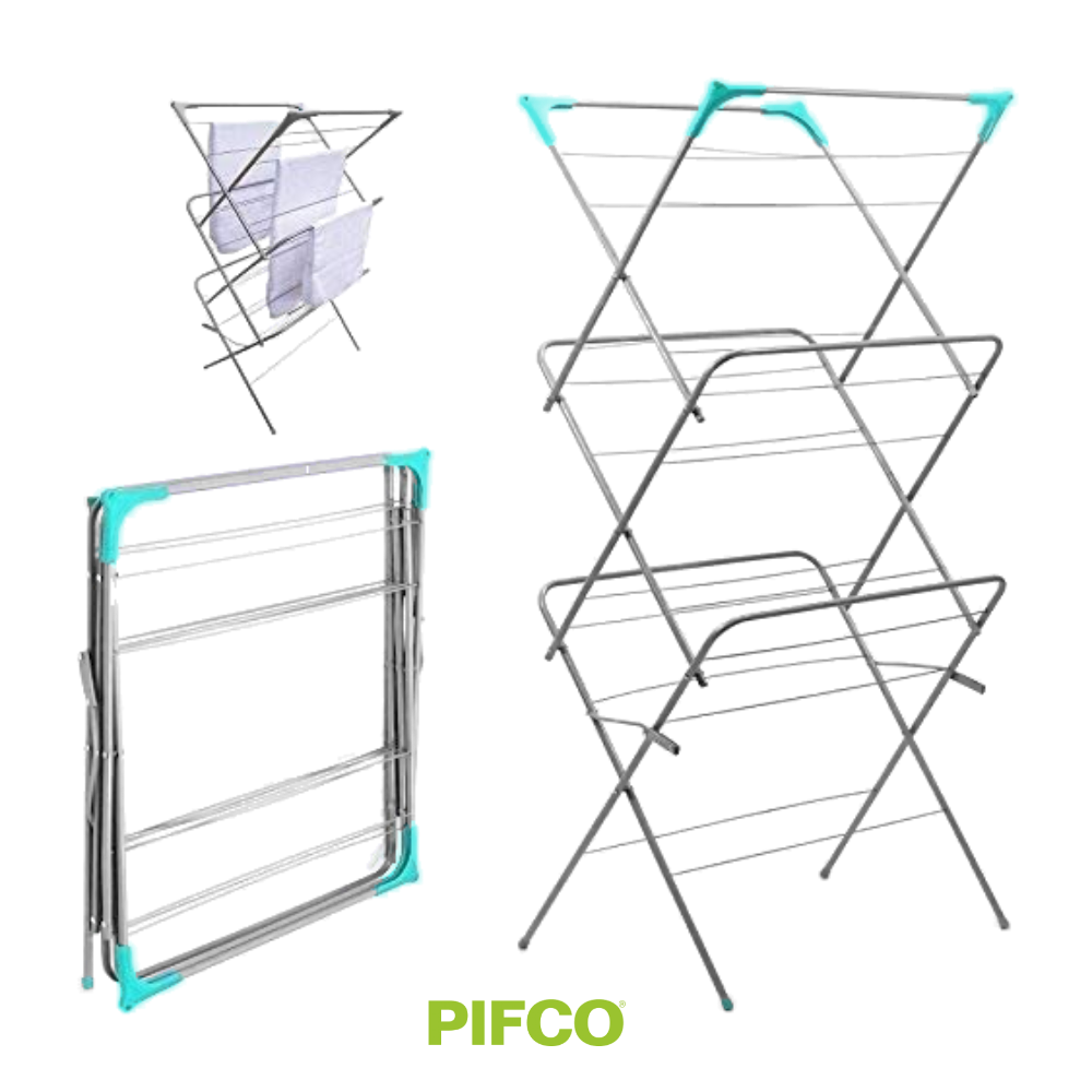 Pifco 3 Tier Heavy Duty Clothes Airer