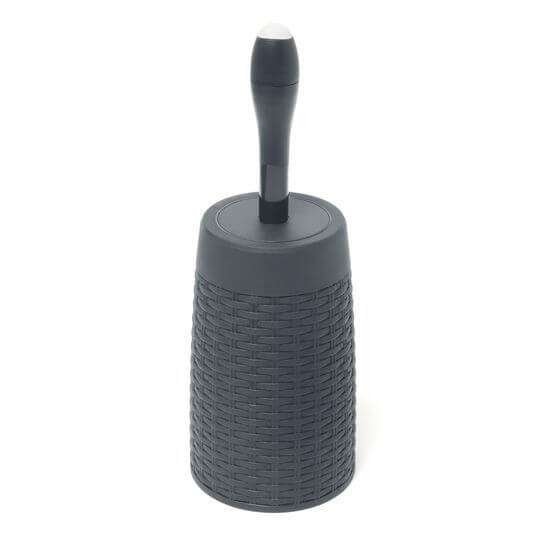 Addis Rattan Effect Toilet Brush, Charcoal