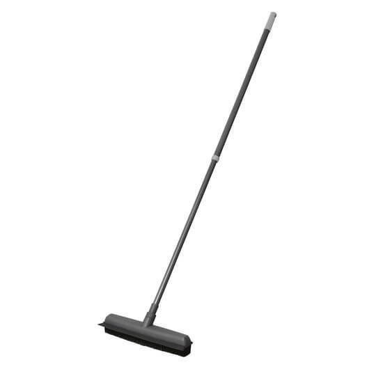 Addis Rubber Broom, Metallic/Graphite