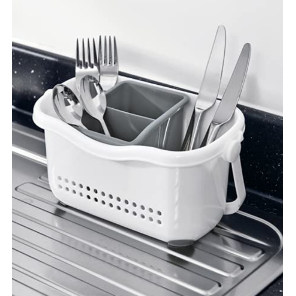 Addis Sink Caddy, White/Grey