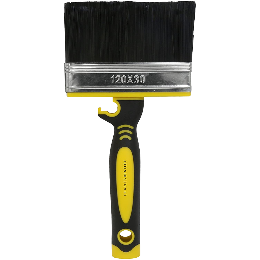 Charles Bentley Trade All Purpose Brush 4.75 Inch, Yellow and Black Handle