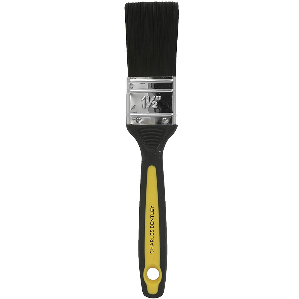 Charles Bentley Bulldozer Trade Paint Brush, Soft Grip 1.5 Inch