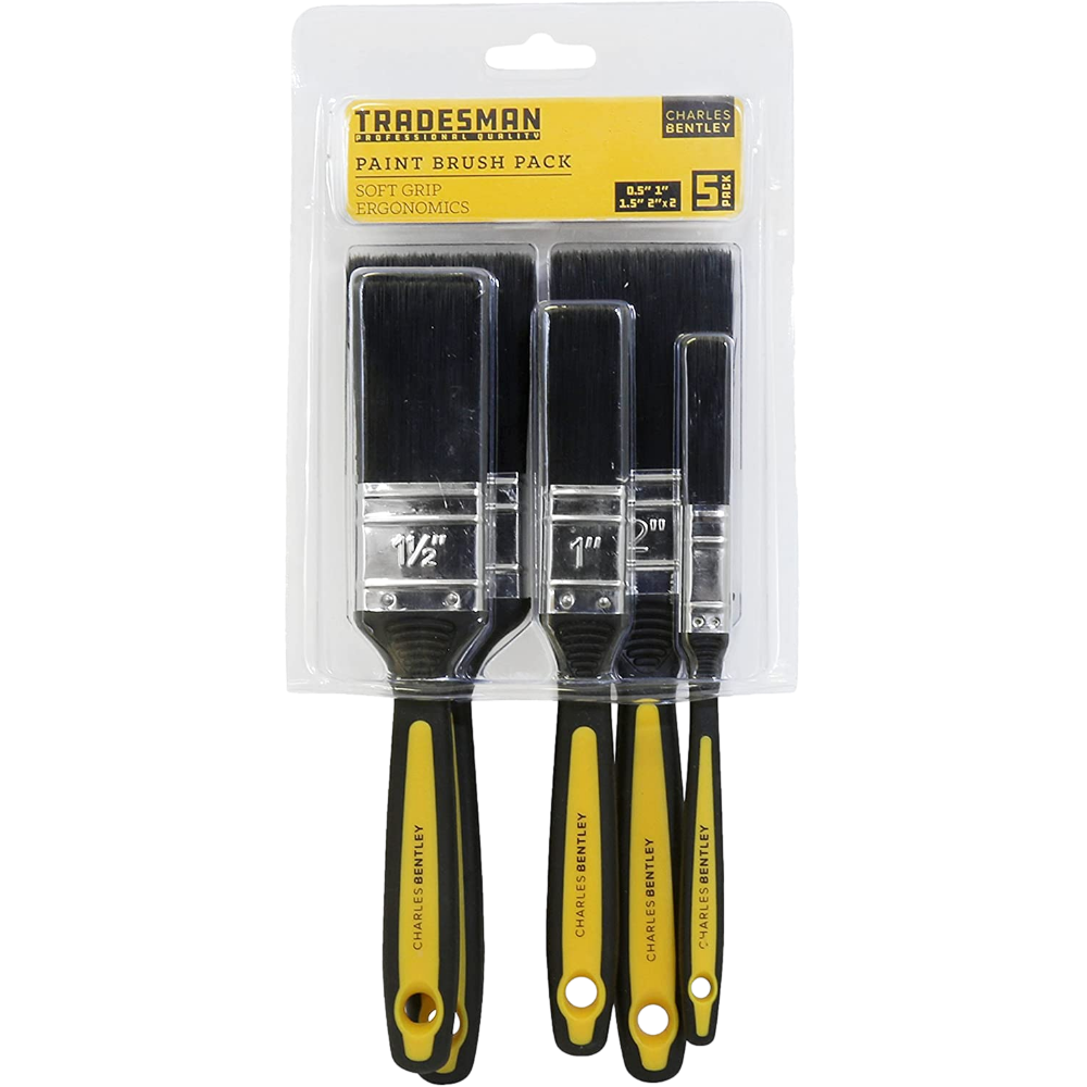 Charles Bentley Trade Paint Brushes, 3 Pack