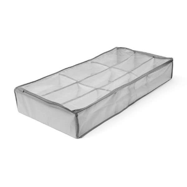 Addis Underbed Shoe Storage, Grey
