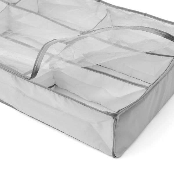 Addis Underbed Shoe Storage, Grey