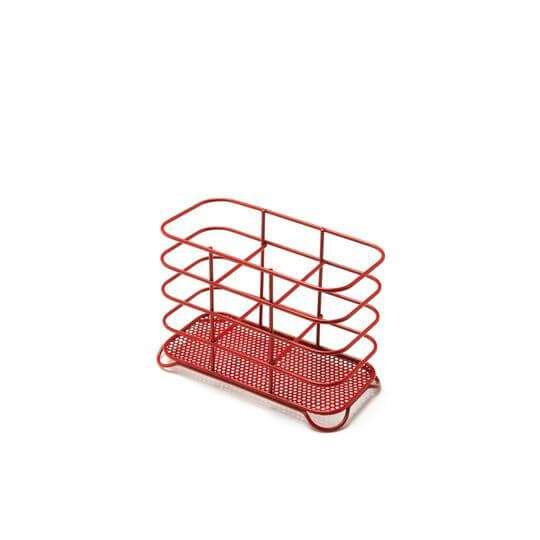 Addis Wire Cutlery Holder, Red