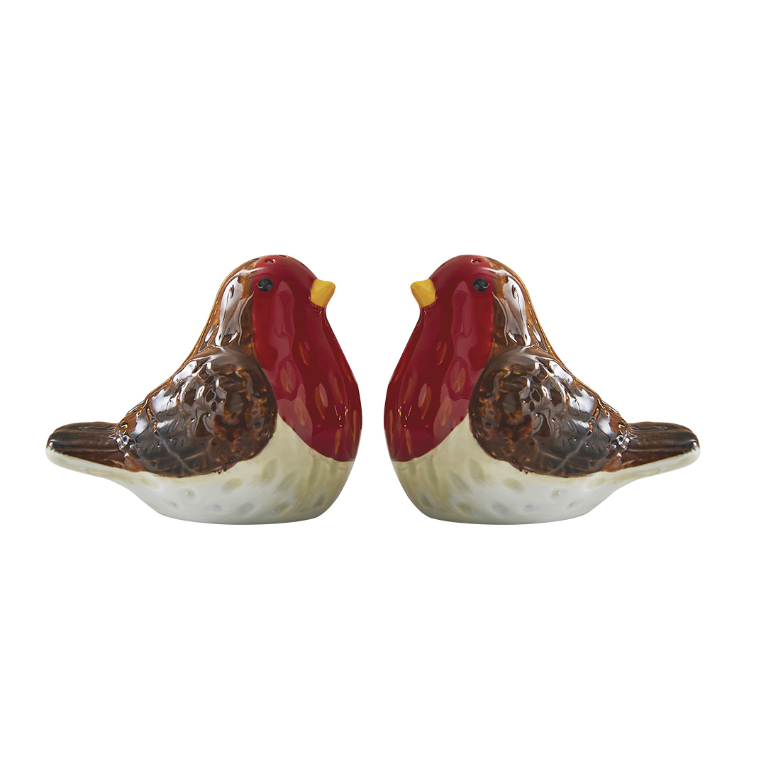 1 Robins Retreat Salt & Pepper Shakers_UNPACKED_3127 Cooksmart Robin's Retreat Salt & Pepper Shaker Set