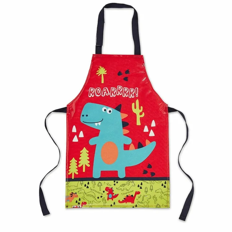 Cooksmart Kids Dinosaur PVC Apron