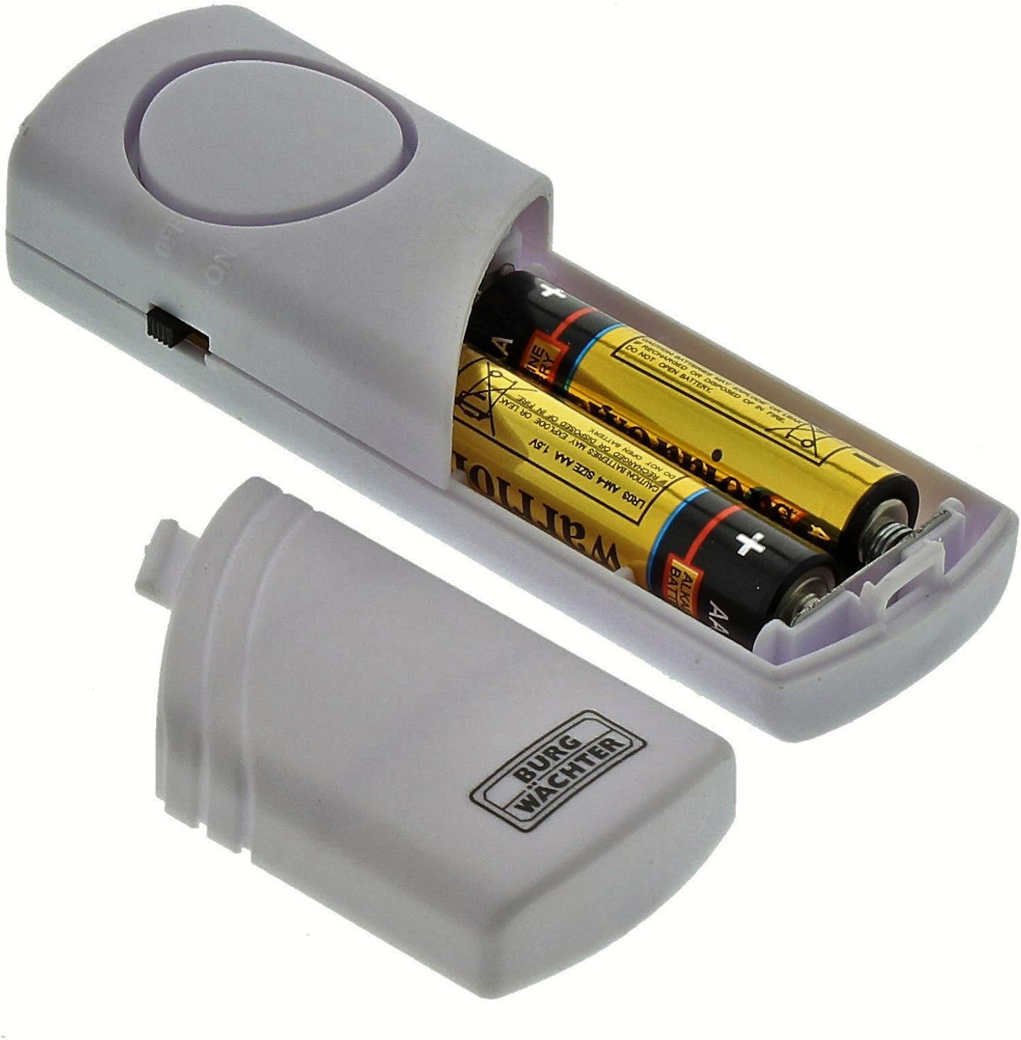 14181-3 Burg Wachter BURG-WÄCHTER Door & Window Alarm, 100 dB High Powered Alarm, FTA 2005 SB (14181), White