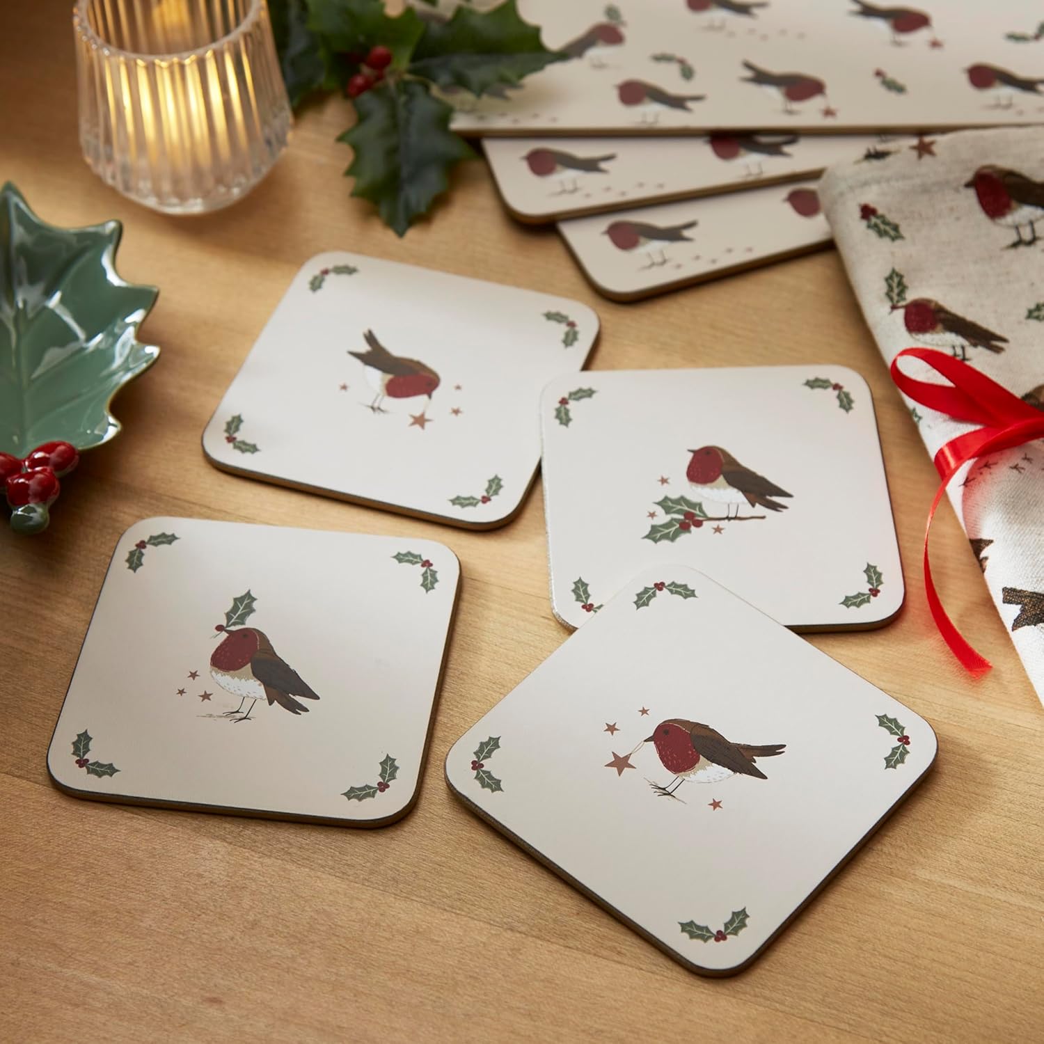 2801-2 Cooksmart Heritage Hare Set of 4 Coasters